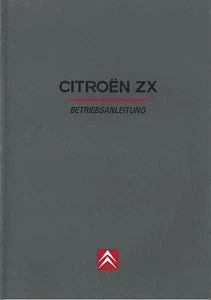 CITROEN ZX  Betriebsanleitung 1995 1996 Bedienungsanleitung Limousine + Break BA - Picture 1 of 8
