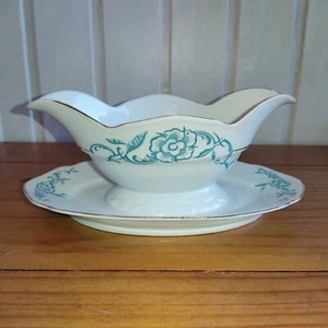 Hertel-Jacob Renau - Porzellan - Sauciere - Goldrand - Vintage - Alt - Bild 1 von 8