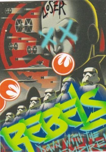 2015 TOPPS STAR WARS REBELS Down with the Empire #14 RC Rookie STICKER CARD NM - Picture 1 of 2