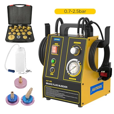 Dispositivo de purga de frenos eléctrico purga de frenos flujo de frenos 20 adaptadores - Imagen 1 de 4