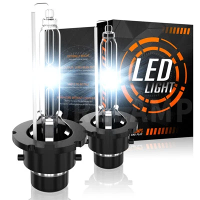 HID Headlight Bulb For Infiniti FX35 2003-2012 High & Low Beam Stock 2pc - Image 1 of 4