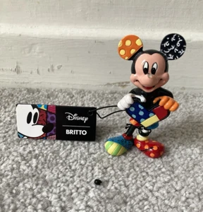 Disney Mickey Mouse Collectable Britto Mini Figurine with Heart - Foto 1 di 9