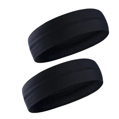 Diademas deportivas antideslizantes para sudar gimnasio yoga ciclismo banda para sudar para hombres mujeres Foto 1 de 4
