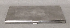 Vintage Silber Platte Visitenkarten Etui Halter (SP) - Bild 1 von 14
