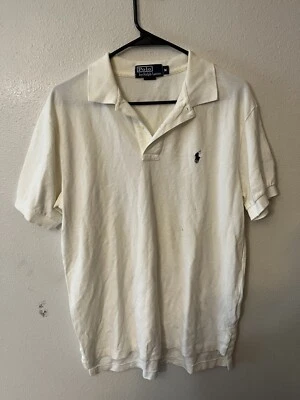 Polo Ralph Lauren Golf US Open 2007 manga bordada branca média - Imagem 1 de 4