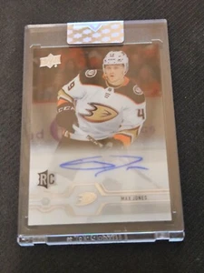 2019-20 UPPER DECK UD CLEAR CUT MAX JONES CC-MJ ROOKIE AUTO RC AUTOGRAPH - Picture 1 of 2