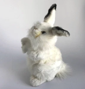 2015 Hansa Realistic Plush White Tailed Rabbit -Portraits of Nature - Hare Bunny - Picture 1 of 10