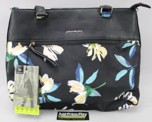 Travelon Anti-Theft Addison Tote Midnight Floral 43495-50C NWT - Picture 1 of 15