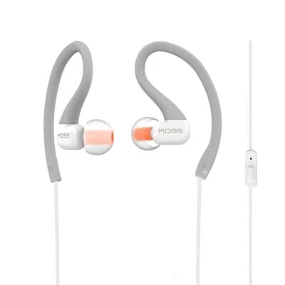 KSC32iGry In-Ear Sport Clip Headphones In-Line Microphone Sweat Resistant Lig... - Image 1 of 4