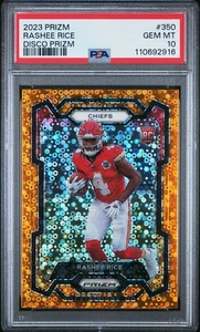 2023 Panini Prizm Rashee Rice Disco Prizm Rookie PSA 10 - Picture 1 of 2