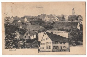 Erisdorf Gmd. Ertingen b. Riedlingen Kr. Biberach Partie m. Gasthaus Rössle~1925 - Picture 1 of 2