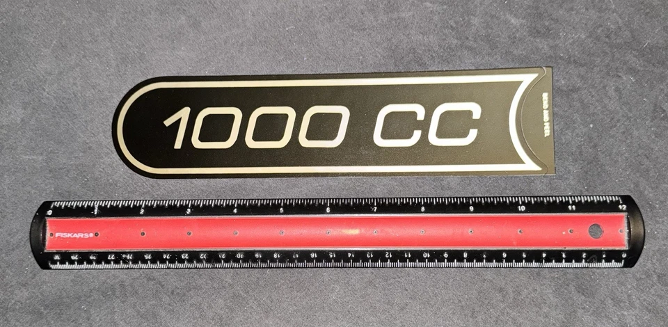 Vintage Harley Davidson 1000cc Sticker Foto 1 de 1