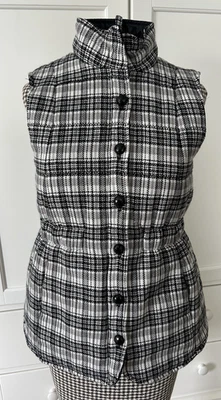 Кукла American Girl Truly Me одежда жилет и шарф снег много, чтобы увидеть клетку черный - Изображение 1 из 4