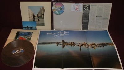 PINK FLOYD WISH YOU WERE HERE CBS SONY SOPO 100  1975 LP JAPAN OBI POSTER 1A ED. - Image 1 of 2