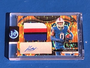 Muestras Panini Select Keon Coleman Jumbo Rookie Signature 2024 RPA/35 4 colores - Imagen 1 de 4