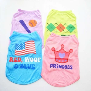 Paquete de 4 camisetas de moda de ropa para perros mascotas para perros - Imagen 1 de 19