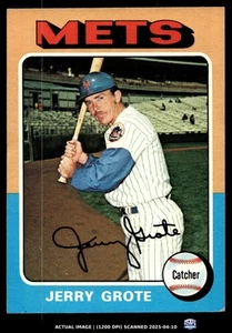 1975 Topps #158 JERRY GROTE NM New York Mets - Picture 1 of 2