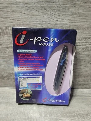 i -Pen Digital Pen Mouse & Software for PC USB by Finger Systems USA NEW/ NOS - Image 1 of 4