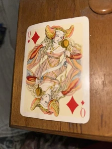 Vintage ROMANCE ESPANOL Heraclio Fournier Single Card Naipe de Lujo QUEEN ONLY - Picture 1 of 7