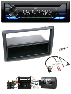JVC Bluetooth Lenkrad USB DAB CD Autoradio für Renault Megane 2009-2012 - Bild 1 von 4