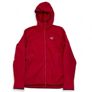 Arcteryx Kyanite Rosso Full Zip Felpa Donna Media Outdoor Leggera (Leggi) - Foto 1 di 4