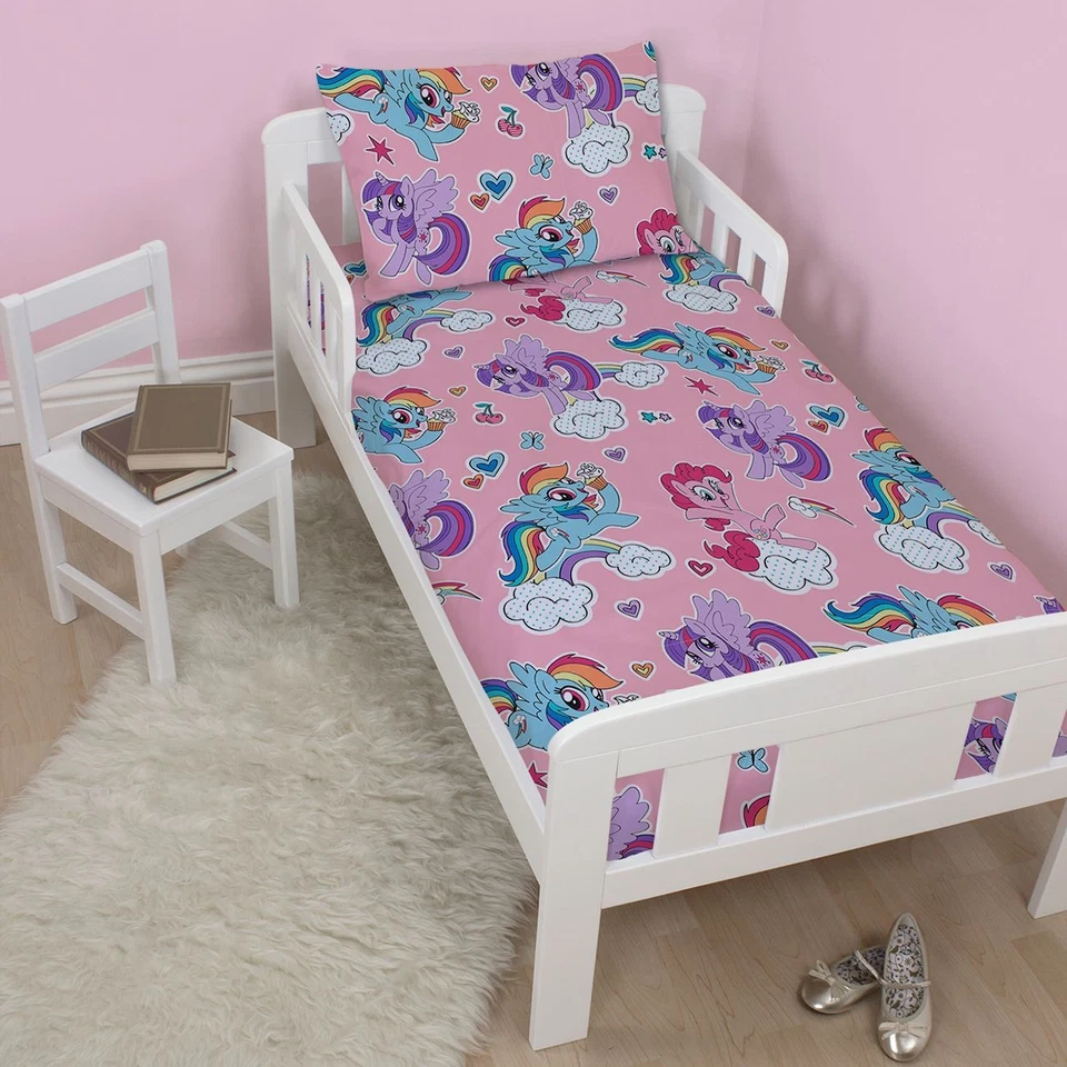 CONJUNTOS DE CAPAS DE EDREDOM JÚNIOR SOLTEIRO MY LITTLE PONY roupa de cama para quarto de meninas - Imagem 1 de 1