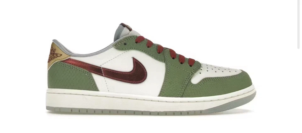 Talla 12 - Nike Air Jordan 1 Retro Bajo OG Año del Dragón FN3727-100 ENVÍO RÁPIDO Foto 1 de 4