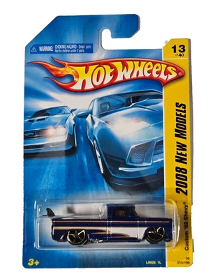 Hot Wheels 2008 New Models 13/40 Custom '62 Chevy in Blue - Gold o5 Wheels - Image 1 of 2