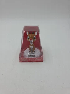 Solarbetriebener tanzender Rudolph das Rentier mit der roten Nase Wackelkopf/beweglicher Kopf - Bild 1 von 8