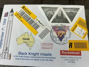 Österreichische Raketenpost, Gedenken an Schwarze Nachtrakete - Bild 1 von 4