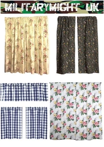 3.75" 1 /16 - 1/18 SCALE 120mm 1940s PERIOD CURTAINS DIORAMA DECALS - Picture 1 of 2