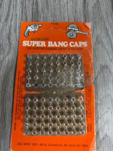 Super Bang Extra Loud Caps 50+ SHOTS 19-990 Edge Import Corp Vintage  - Picture 1 of 2