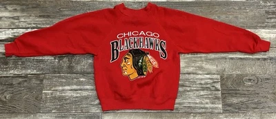 Sudadera De Colección 1988 Chicago Blackhawks NHL Hockey ARTEX Juvenil Pequeña 6-8 EE. UU. Foto 1 de 4