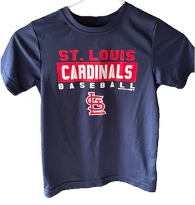 St Louis Cardinals Hemd dunkelblau Baumwolle Größe Kind XS (4/5) MLB - Bild 1 von 2