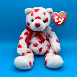 TY Beanie Baby - HEARTTHROB the Bear (BOM febrero 2004) (7,5 pulgadas) - Imagen 1 de 1