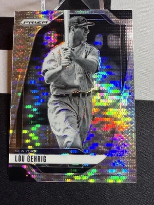 Бейсбольная карточка 2025 Prizm Лу Гериг Pulsar 336/499 New York Yankees MLB - Изображение 1 из 2