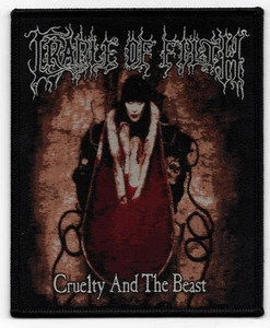 Wiege des Drecks - Grausamkeit und das Biest - gewebter Patch - schwarze Ränder - Bild 1 von 1