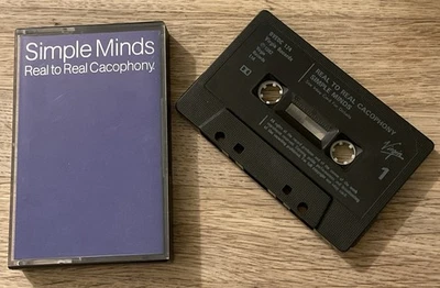 Simple Minds -Real To Real Cacophony Cassette Tape Album-OVEDC124 -VGC - Image 1 of 4