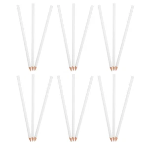  25 Stück Stoffstifte für Kleidung: weiß radierbar Schneiderkreidestift - Holz - Bild 1 von 12