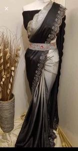 Indischer pakistanischer Bollywood Party Sari Frauen - Bild 1 von 3