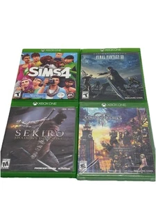 Xbox One Game Lot - Sekiro, Final Fantasy XV, Sims 4, Kingdom Hearts III - Picture 1 of 3
