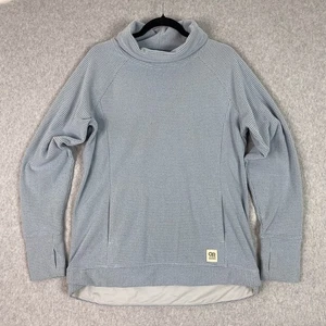 Maglione maglia waffle pullover blu trail mix outdoor ricerca taglia large  - Foto 1 di 8