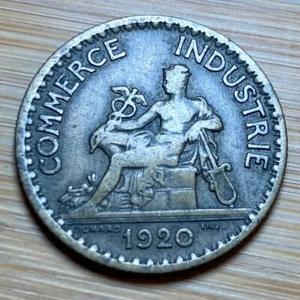 PIECE BON POUR 1 FRANC 1920 (1211) COMMERCE ET INDUSTRIE - Picture 1 of 2