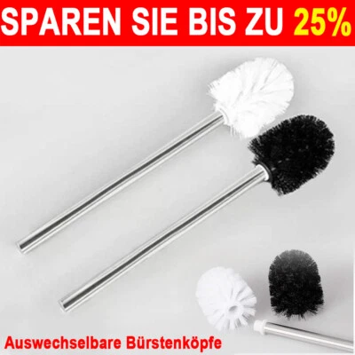 Edelstahl Ersatz Bad Reinigung Toilettenbürste Kopf halten sauber Werkzeuge - Bild 1 von 4