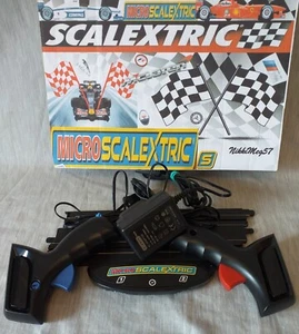 Adaptador de CA Micro Scalextric Powerbase controladores rectos x2 nuevo estilo pista - Imagen 1 de 24