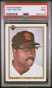 TONY GWYNN 1990 Bowman #217 PSA 9 Padres HOF Baseball [Nostalgium[ - Picture 1 of 2