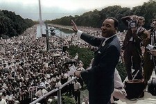 Martin Luther King Jr. Gives " I Have a Dream " Speech Lincoln Memorial Postcard