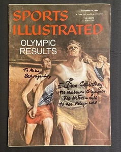 Tom Courtney Signed Dec 1956 Olympics Running Track Field SI Sports Illustrated - Picture 1 of 7