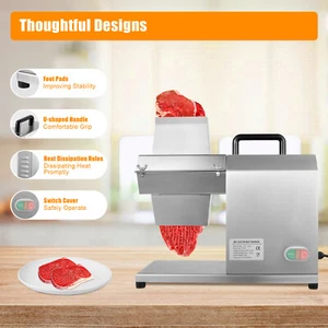 Máquina Cuber Ablandadora de Carne Eléctrica Herramienta de Cocina de Acero Inoxidable Fundido de Alta Resistencia EE. UU. - Imagen 1 de 11