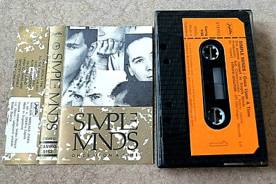 SIMPLE MINDS: ONCE UPON A TIME. Rare Yugoslav cassete 1985 Jugoton Cavirg 9153 - Image 1 of 4
